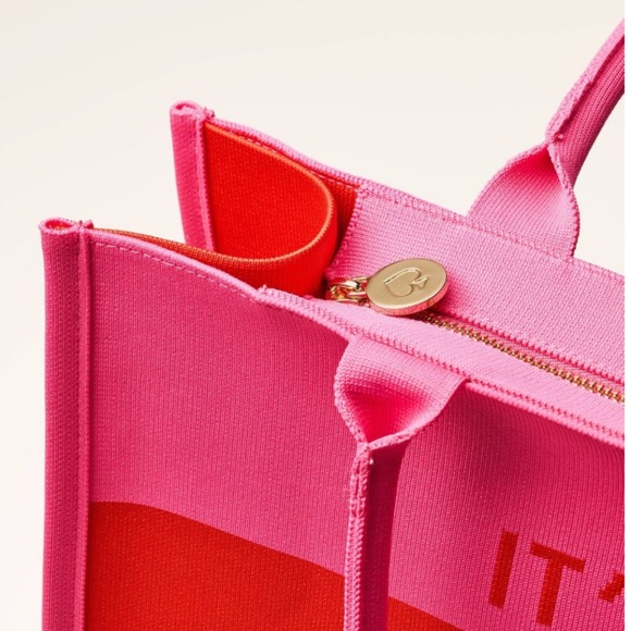 Colorblock Knit Tote Bag - kate spade new york x Target Pink/Red - Picture 4 of 5